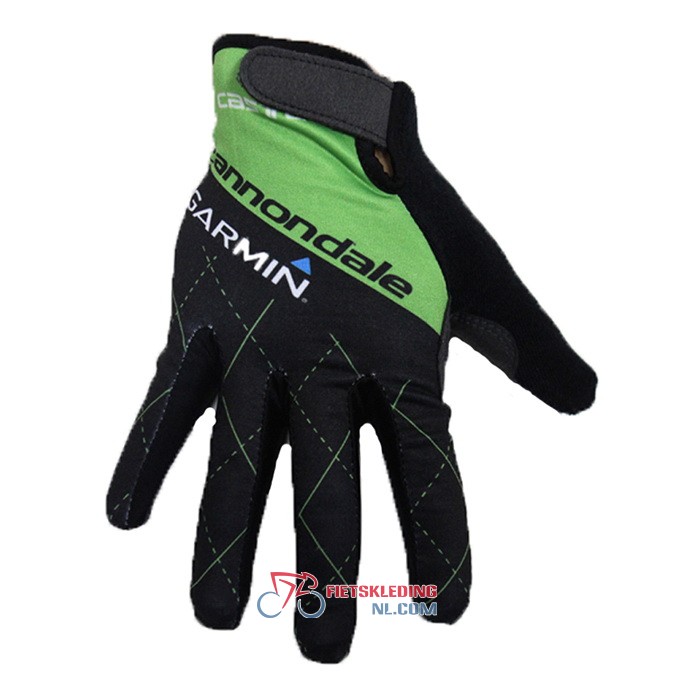 2020 Cannondale Garmin Lange Handschoenen Zwart Groen